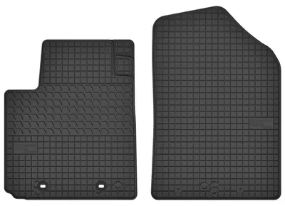 Image de Tapis avant caoutchouc noir pour Kia Picanto II JE 2011-2017