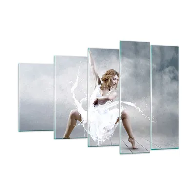Produktbild von Bilder auf glas - Frau Tänzerin Ballett - 150x100cm - Glasbilder - Wandbilder - Kunstdruck - zum Aufhängen bereit - Wanddekoration aus Glas - Glas Bilder - Wandbild auf Glas - GEG150x100-2665
