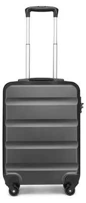Produktbild von Hartschalenkoffer - Handgepäckkoffer - 55 cm - 4 Spinner-Rollen - Zahlenschloss - Leicht - Grau