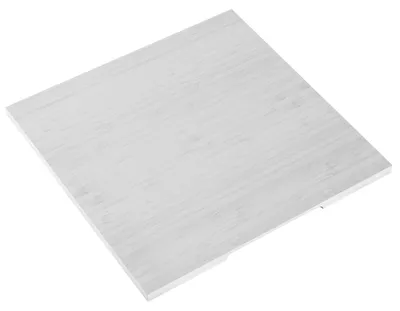 Aufbewahrungsbox-Deckel aus FSC-Bambus, weiß, 21,1 x 21,3 cm
