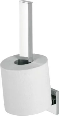 Produktbild von Chromgerüsteter, zeitloser Toilettenpapierhalter für moderne Badezimmer