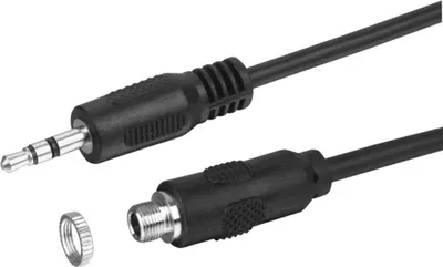 Produktbild von Lyndahl LKPK012-10 Adapterkabel 3,5mm M/F Klinke f.Frontplattenmontage 1 m