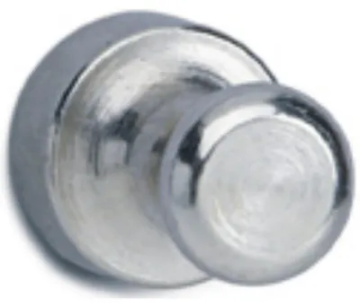 Image de MAUL Aimants coniques 5 pièces 3,5 kg Acier Métal Néodyme Ø 1,2 x 1,6 cm Argent