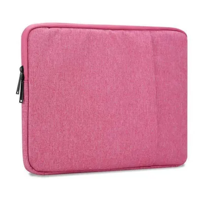 Produktbild von Cadorabo Laptop / Tablet Schutz Tasche 14 Zoll in Rosa Laptoptasche Notebook Computer Stoff Samt-Innenfutter