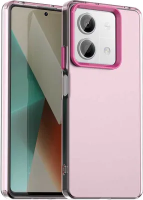 Produktbild von Handyhülle für Xiaomi Redmi Note 13 5G / Poco X6 Neo 5G Schlank Durchscheinend Matt Stoßfest Schutzhülle Rot