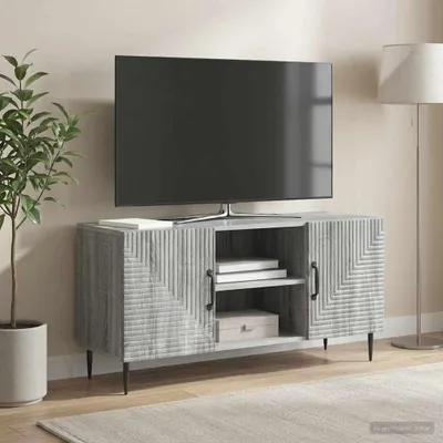 Produktbild von vidaXL TV-Schränk Graues Sonoma 102 x 34,5 x 50 cm Holzwerkstoff