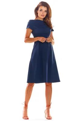Produktbild von Infinite You Minikleid für Frauen Sagrewel A282 dunkelblau M