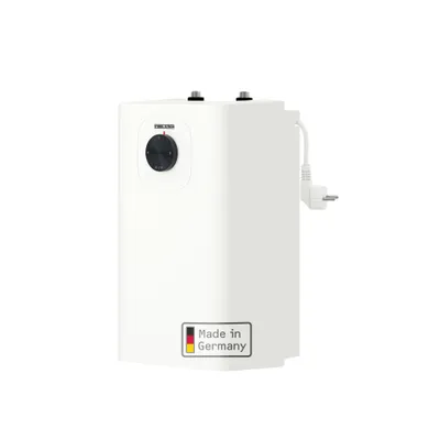 Produktbild von STIEBEL ELTRON Kleinspeicher SNU 5 Plus, sehr kompakt, antitropf-, thermostop-Funktion, Untertischboiler 5 Liter Niederdruck mit Stecker, 2 kW, 204972