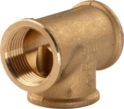 Produktbild von Messing Gewinde-Fitting T-Stück 1'IG - 1'IG - 1'IG (DN 25) - schwere Ausführung