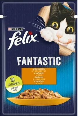 Produktbild von Felix 7613039786659, Adult, Huhn, Tomate, 85 g