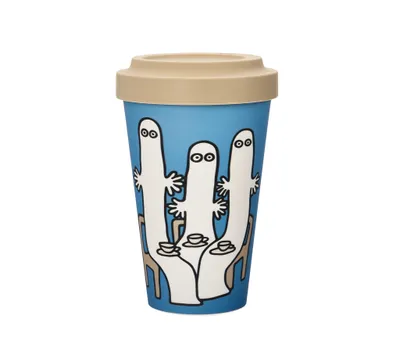 Produktbild von Nordic Buddies Mumin Kaffeebecher To Go Hattifatteners 450ml umweltfreundlich