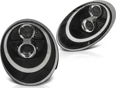 Produktbild von Xenon Scheinwerfer LED Tagfahrlicht Optik passend für Porsche 911 997 Bj. 04-08 Schwarz