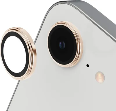 Produktbild von TUNIQ iPhone 16e Lens protector - Tempered glass - Gold