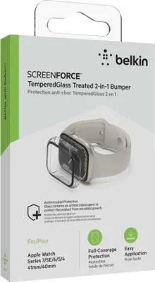 Produktbild von Belkin TemperedCurve Displaysch. Apple Watch 4-8/SE 40/41mm clear