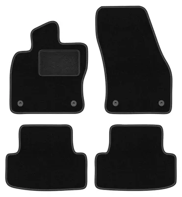 Immagine prodotto di Tappetini in moquette per Skoda Karoq 2017- (crossover) – set 4 pezzi, neri, su misura – Wielganizator LUX