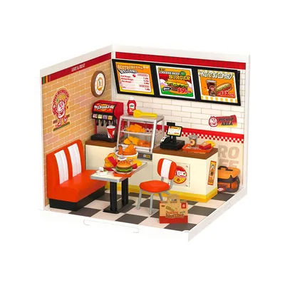 Image de RoboTime Miniature house Restaurant Yum, yum burger