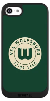 Produktbild von NIVOCASE Handyhülle für Apple iPhone SE (2022)  Hülle NIVOpure Case Schwarz Offizielles Lizenzprodukt VfL Wolfsburg 80 Jahre