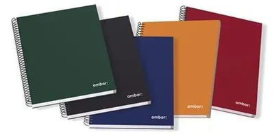 Obrázok produktu pre Špirálový zošit "Ideas", mix farieb, A4, štvorčekový, 150 listov, tvrdé dosky, AMBAR 100203530214