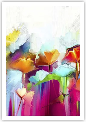 Produktbild von Poster - Poster ohne Rahmen - Blumen Wiese Sommer - 70x100 cm - Wand Bild - Wanddeko - Wandbilder - Kunstposter - Wandposter - Bilder - Kunstdruck - Wanddekoration - Wandbild - P2XPA70x100-4095