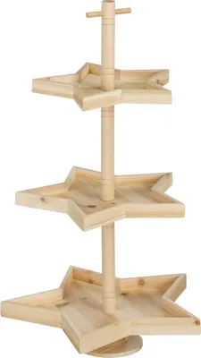Image de Etagère Mica Decorations - L30 x L29 x H52 cm - Bois de pin -100% - Marron
