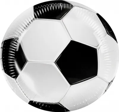 Produktbild von partyboards Fußball 6 Stück 23 cm