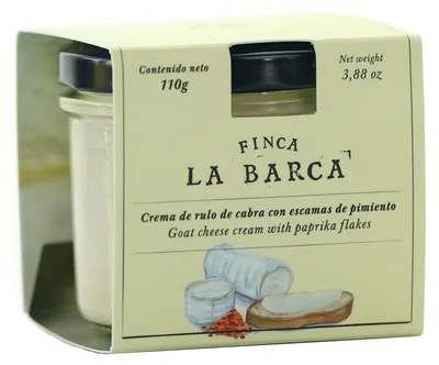 Produktbild von Finca La Barca Ziegenkäsecreme mit Paprikaflocken