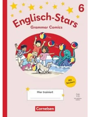 Produktbild von Englisch-Stars 6. Schuljahr - Allgemeine Ausgabe ab 2025 - Übungsheft Grammar Comics - Mit Lösungen und digitalen Medien