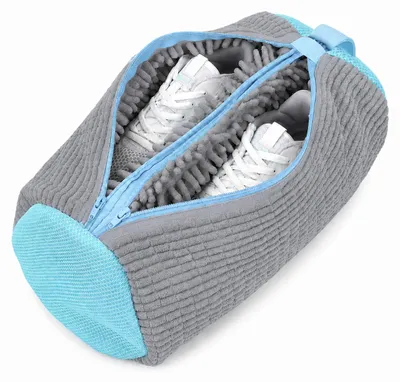 Immagine prodotto di INF Doppio Sacchetto per Lavatrice Scarpe - Proteggi le Tue Scarpe! Grigio