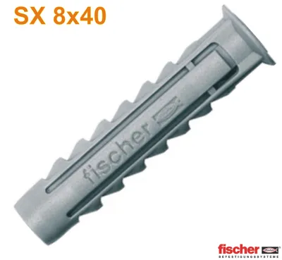 Produktbild von Dübel Fischer SX 8 x 40 Kunststoffspreizdübel 070008 100Stk.