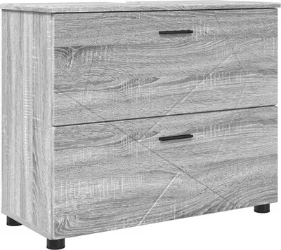Obrázek produktu pro vidaXL Koupelnová skříňka s úložným prostorem Grey Sonoma 76,5 x 35 x 64 cm