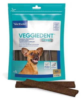 Produktbild von Virbac Veggiedent Fresh Zahnweißstreifen Blau XS Blau XS