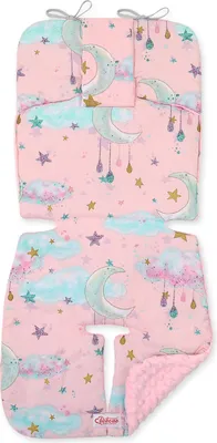 Produktbild von BOBONO Minky Kinderwageneinlage - rosa Monde