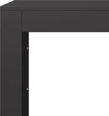 Obrázek produktu pro Stojan na palivové dřevo černý 100 x 40 x 100 cm ocel