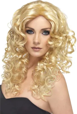 Produktbild von Smiffys - "Glamour" Perücke für Damen SM3111 (Einheitsgröße) (Blond)
