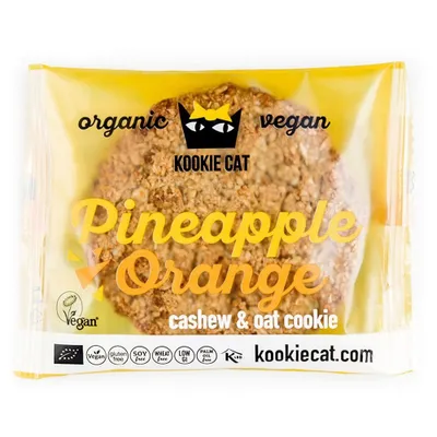 Image de cookie aux noix de cajou et aux oléagineux - Pineapple & Orange 50g