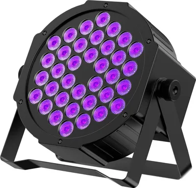 Produktbild von 36W LED UV Schwarzlicht DMX512 Scheinwerfer Bühnenbeleuchtung Black Light Partybeleuchtung ​für Party, Bar, Neonfarben, Club, Disco, DJ