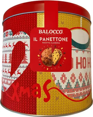 Zdjęcie produktu dla Panettone Muffinform Wesołych Świąt 750g - Balocco