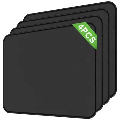 Produktbild von 4 Stück Mauspads, 260 x 210 mm, Gaming-Mauspads, Schwarz