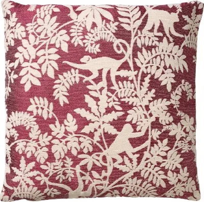 Produktbild von Dekokissenbezug ABU MERLOT 45x45 cm, weinrot