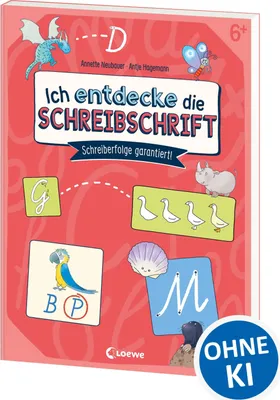 Produktbild von - Übungsbuch zum spielerischen Lernen der Schreibschrift ab 6 Jahren