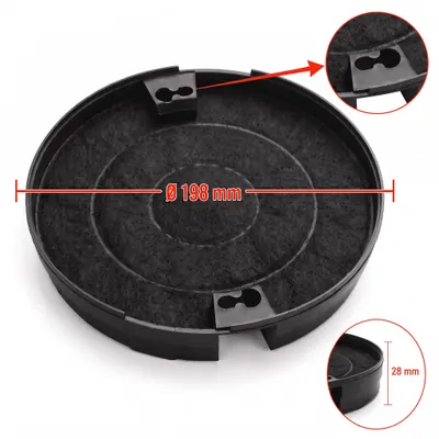 Image de Filtre à charbon Bosch, référence 653729 / 00653729 / DHZ5195