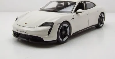 Produktbild von BBURAGO Porsche Taycan Turbo S 1:24, Stadtautomodell, Vormontiert, 1:24, Porsche Taycan Turbo S, Unisex, Metall, Kunststoff