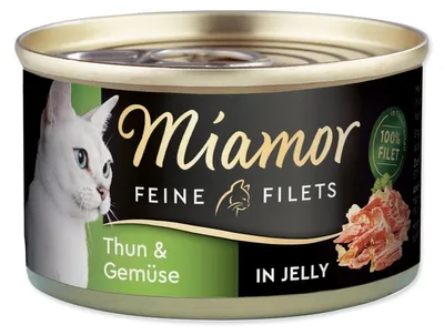 Produktbild von Miamor Feine Filets Adult Thunfisch mit Gemüse in Gelee 100g