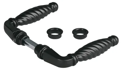 Image de Béquille double carré 8mm zamak noir - LOCINOX - P00003018