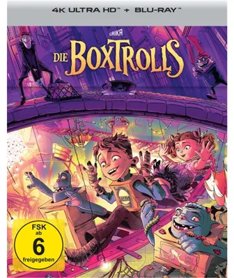 Obrázok produktu pre PLAION 1147811, Animovaný film/rozprávka, Blu-ray, Nemčina, Angličtina, 96 min, The Boxtrolls, Nemčina