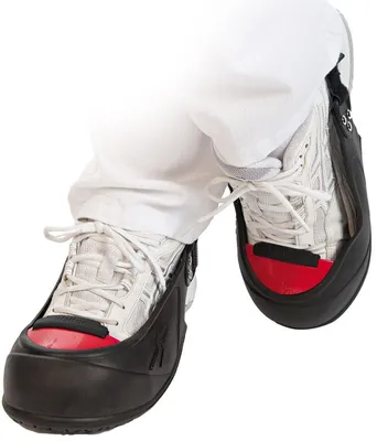 Produktbild von Sicherheits-Überschuh Natur-Latex 39-43 schwarz-rot VE=1 Paar
