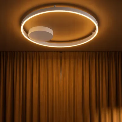 Productafbeelding van Plafondlamp Hedra rond Ø 60cm wit, AI-gegenereerde afbeelding