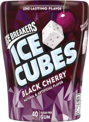 Produktbild von Ice Breakers Gum Ice Cubes Black Cherry (6 x 92g)