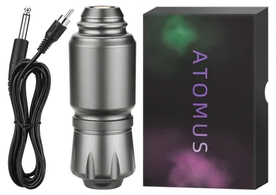 Obrázok produktu pre ATOMUS – súprava s hliníkovou zliatinou, rotačným tetovacím perom, tetovacím strojčekom, shaderom, linerom, motorom a napájacím káblom pre tetovacích umelcov – tetovacie príslušenstvo