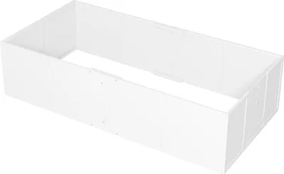 Obrázek produktu pro Porodní box pro štěňata, výběh pro štěňata s nastavitelnými vchody, protiskluzová ohrádka pro malé až velké psy, 196 x 96 x 48 cm, jedlové dřevo, bílá